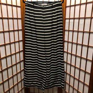 Coldwater Creek Striped Wideleg Pants Size 10